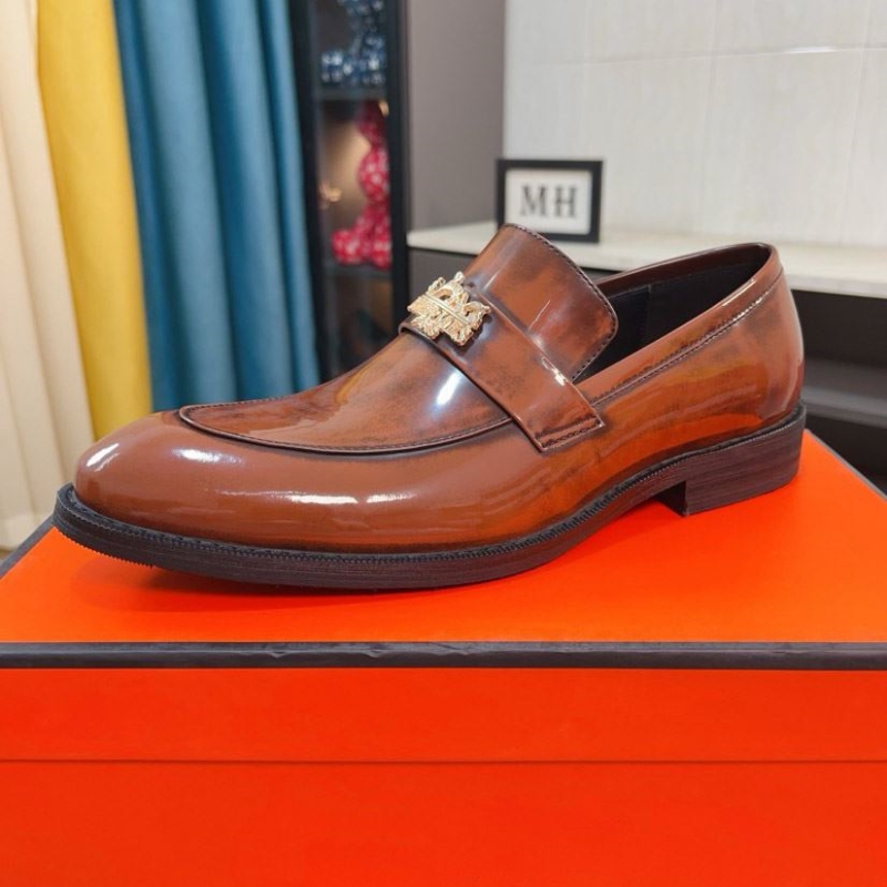 H**mes leather shoes
